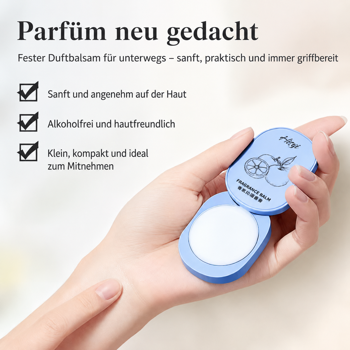 Duftbalsam™ Damen – Fester Duft für unterwegs
