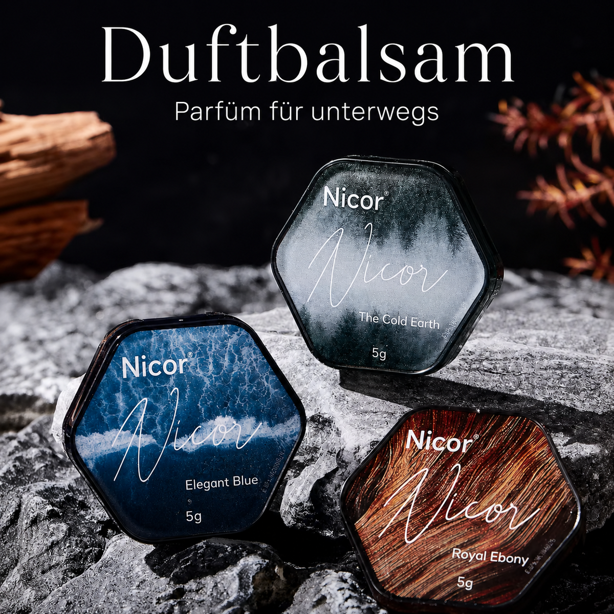 Duftbalsam™ Herren – Fester Duft für unterwegs